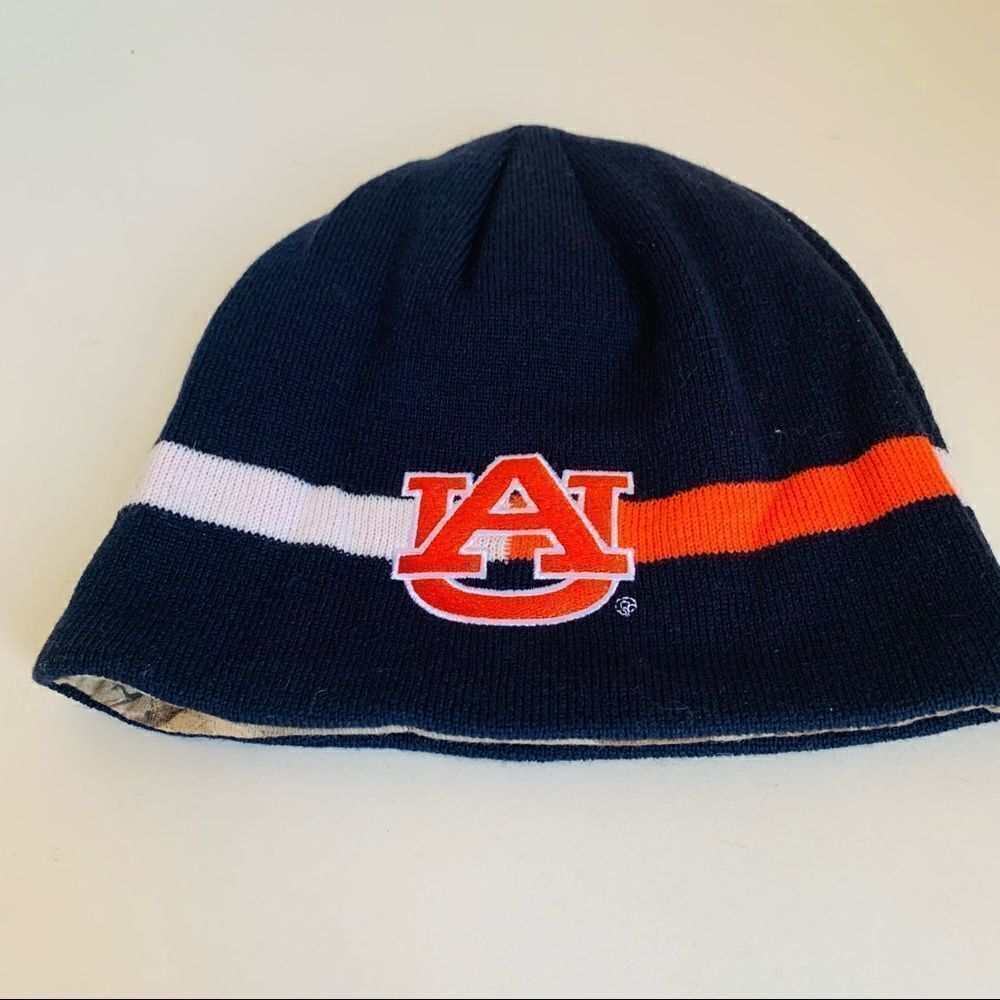 The Game Reversible Blue/Camo Auburn Beanie‎